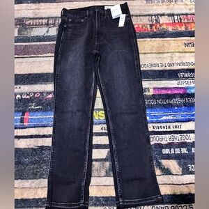 GAP Vintage Slim High Rise Jeans - Black 27 4 short